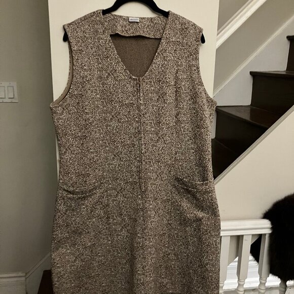 Vintage Brown Jumper With Pockets - Picture 4 of 8